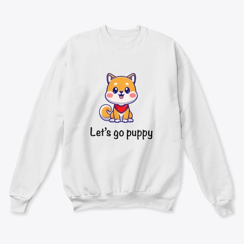 big logo lets go puppy merch