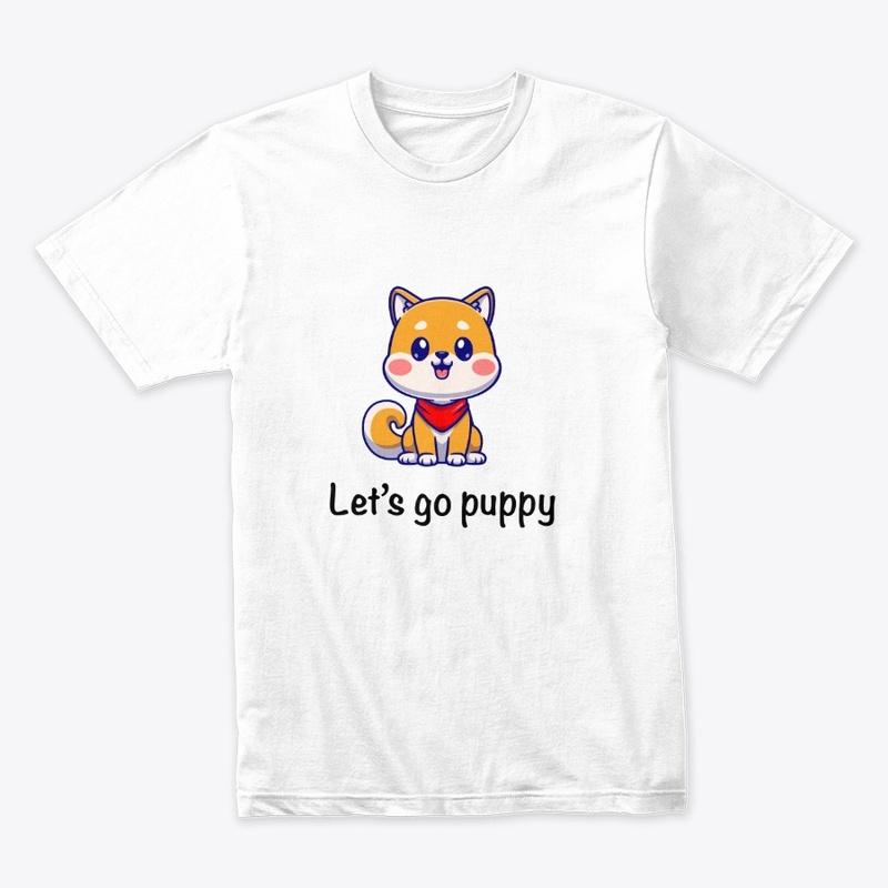 big logo lets go puppy merch