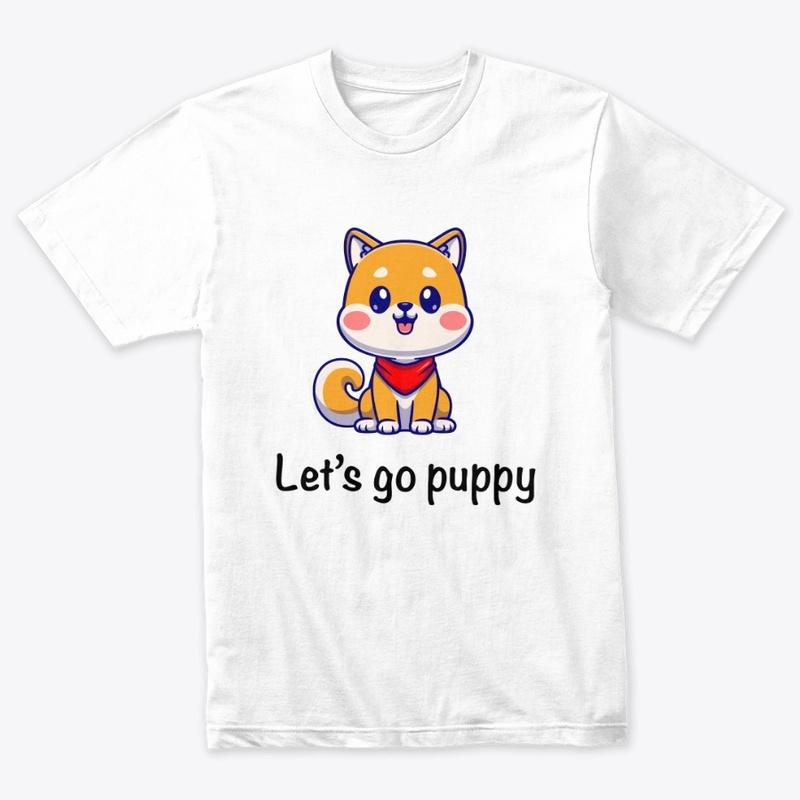 big logo lets go puppy merch